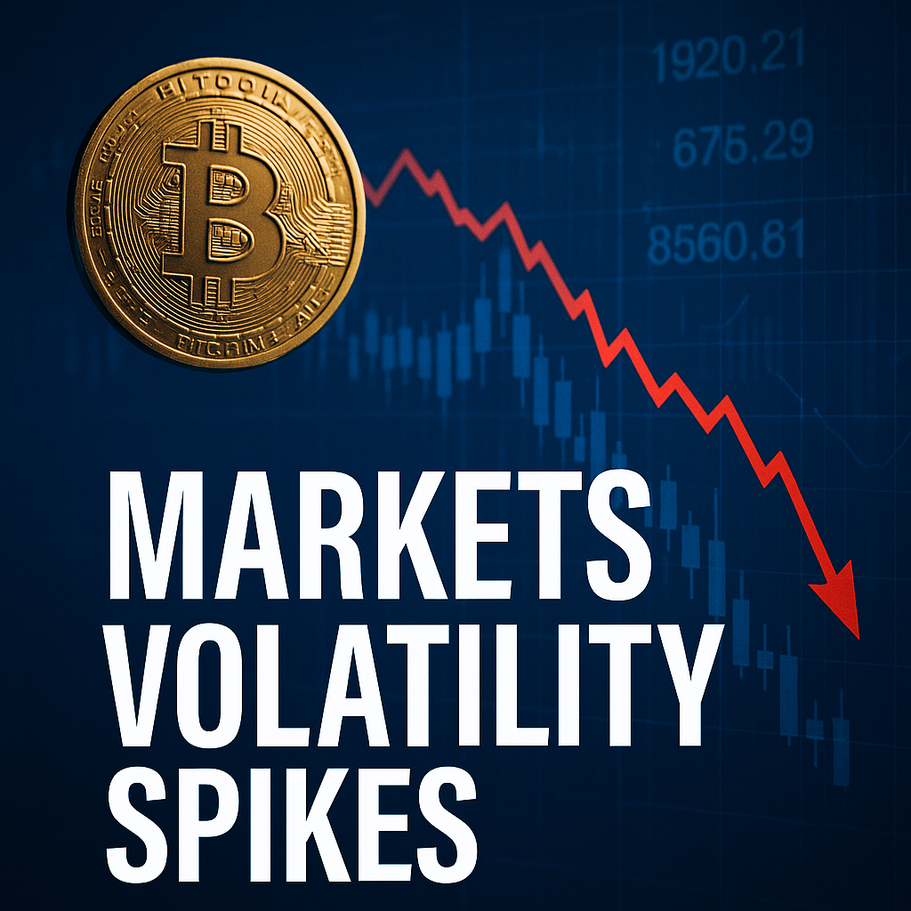 Tech Stocks Slide, Crypto Wobbles as Market Volatility Hits One-Month High