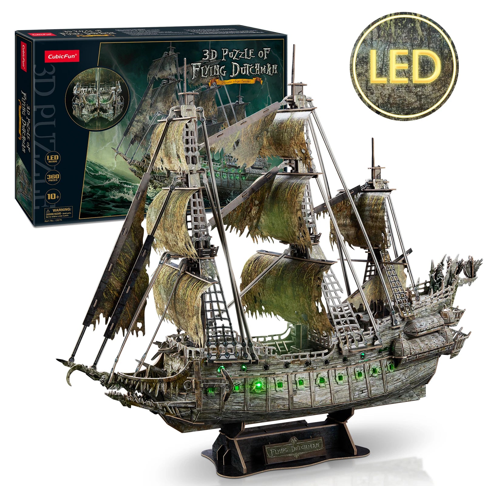 LED 3D Scale model ship
