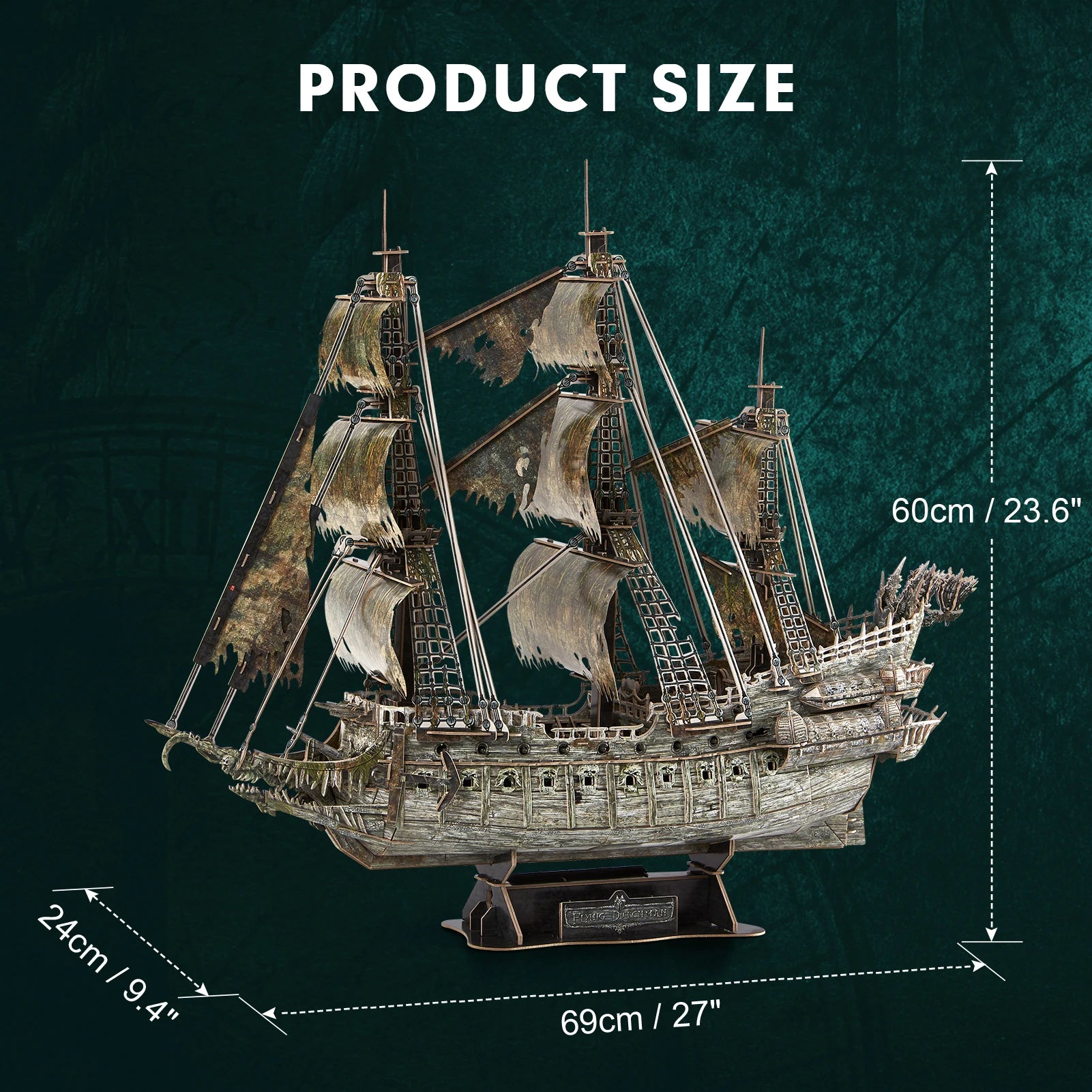 LED 3D Scale model ship