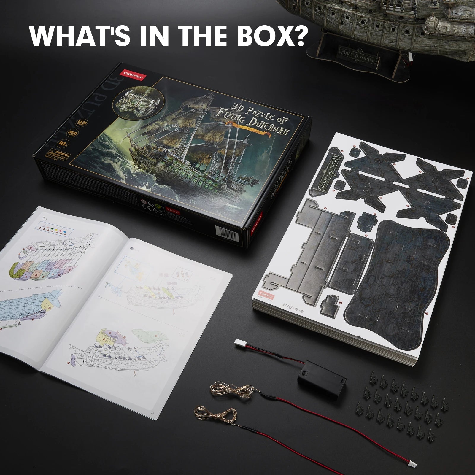 LED 3D Scale model ship