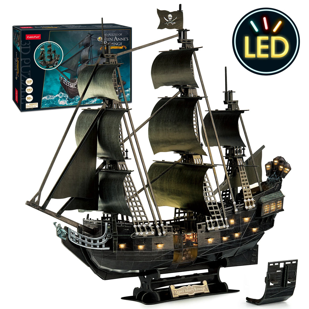 LED 3D Scale model ship