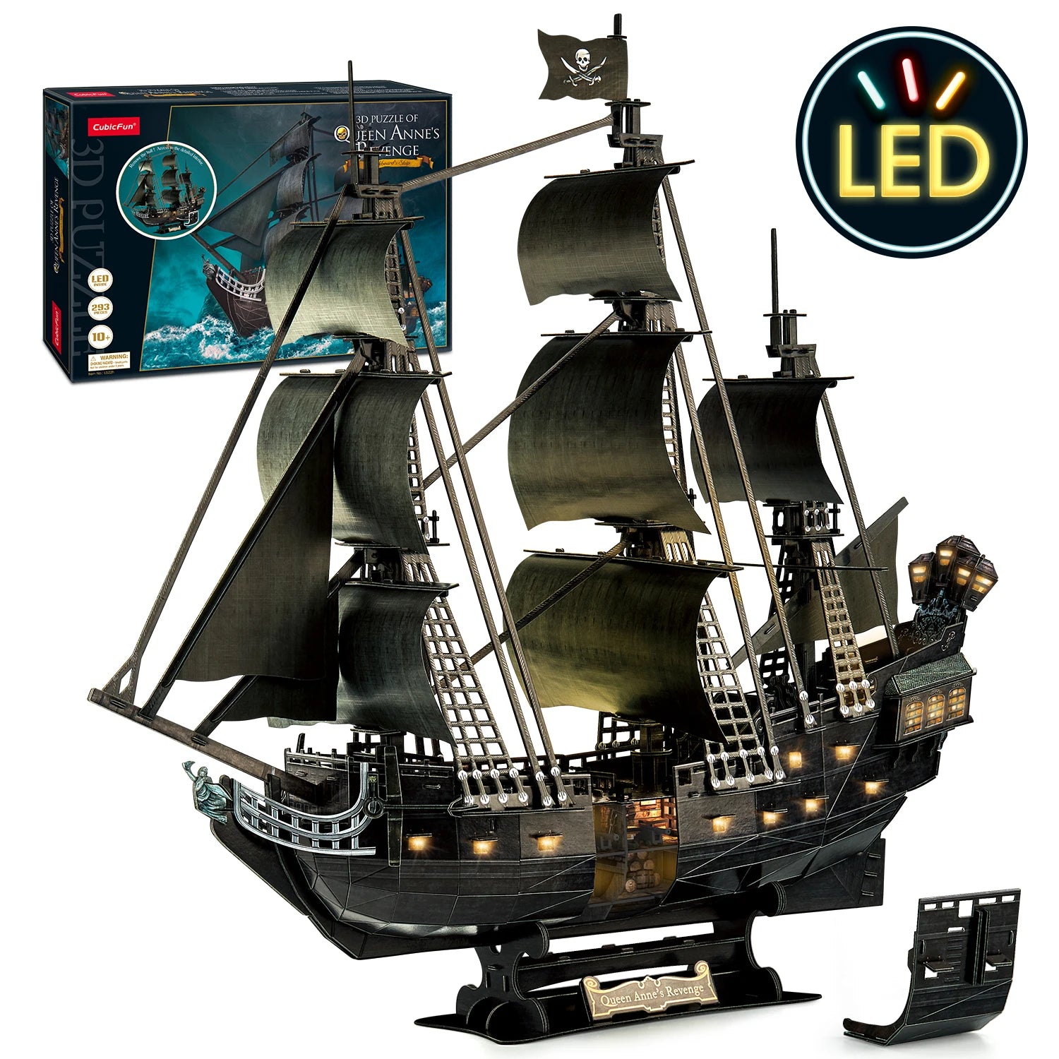 LED 3D Scale model ship
