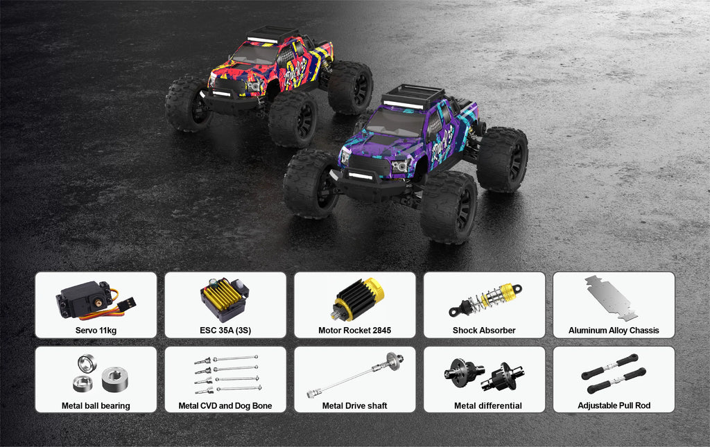 4WD RC Car - 80km/h