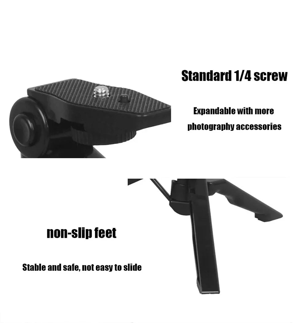 Vlogging Tripod Kit With Light and Mic