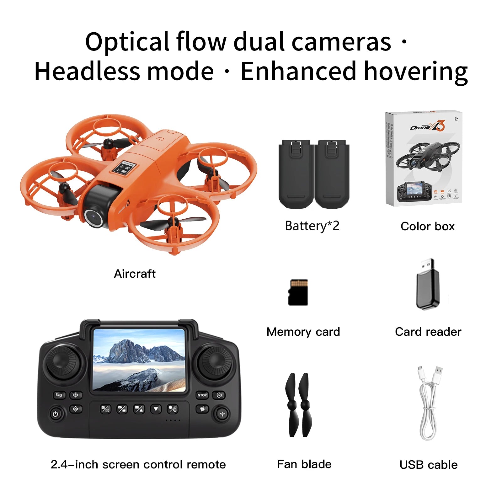 8k Drone Camera With Screen Controller