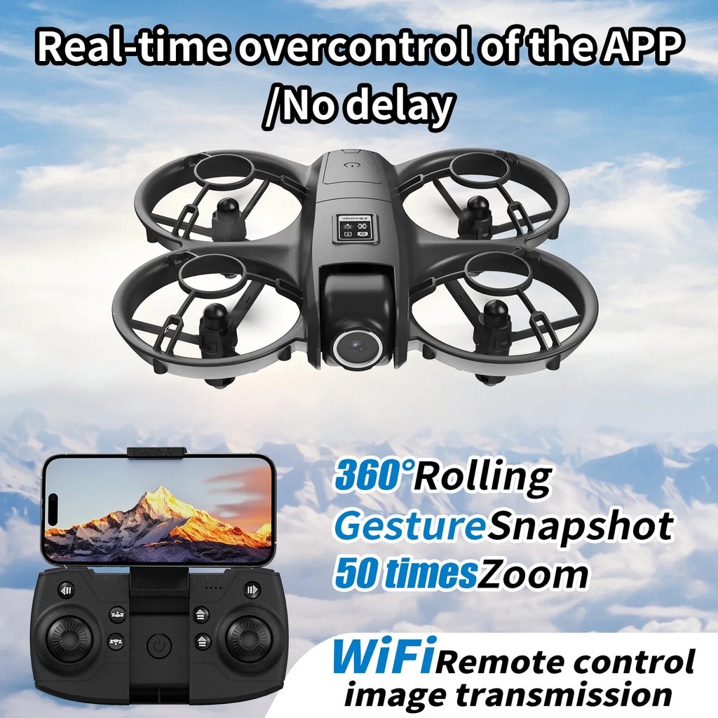 8k Drone Camera With Screen Controller