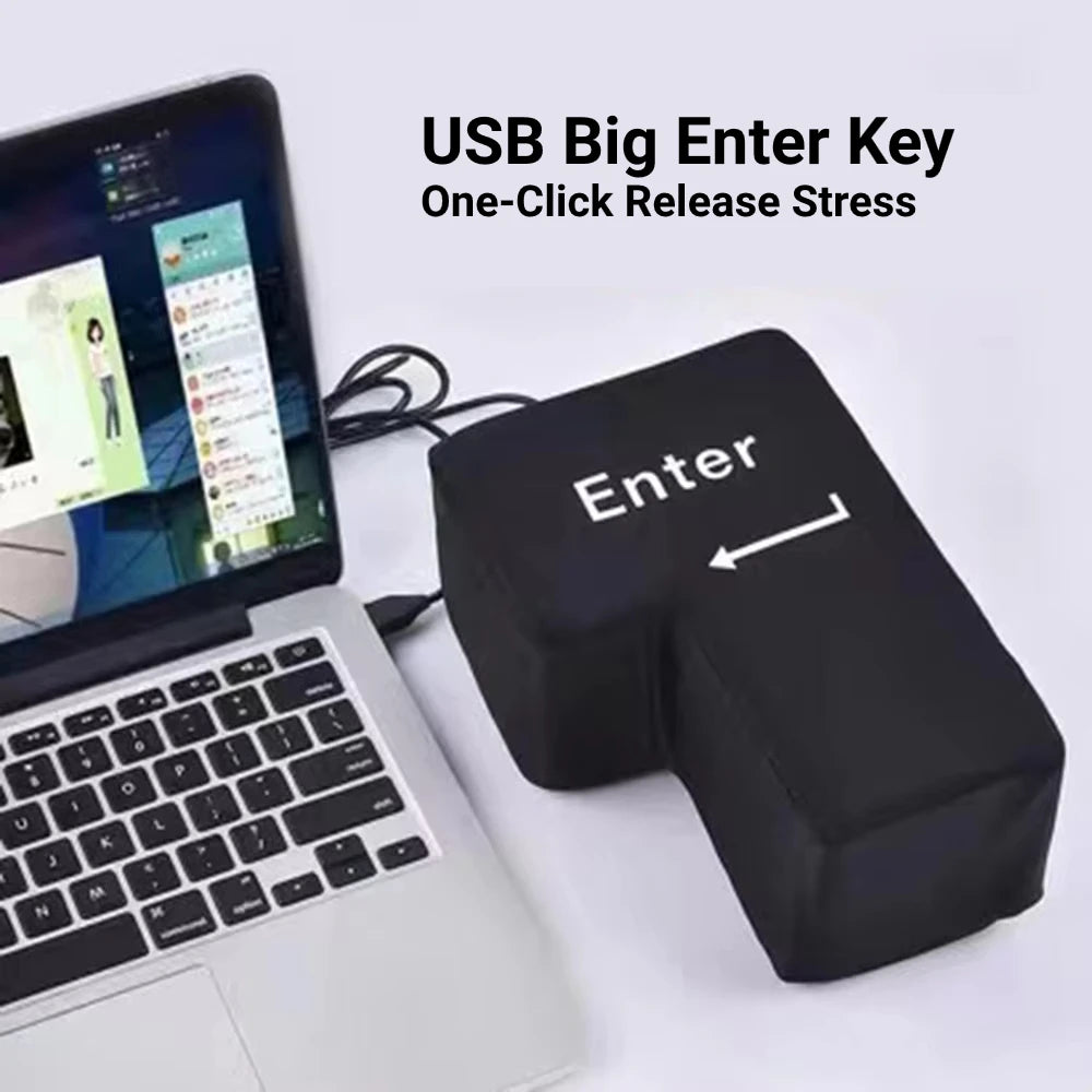 Anti-Stress Computer Huge Enter Key USB