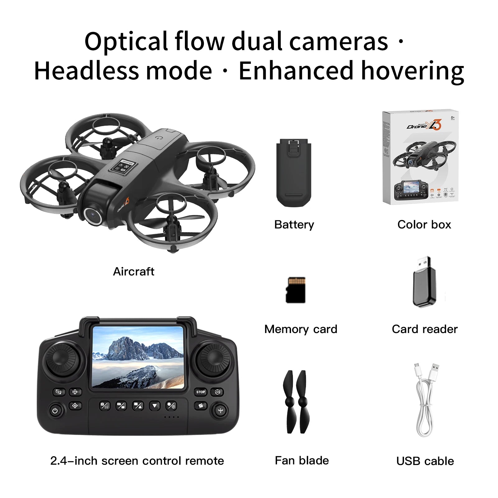 8k Drone Camera With Screen Controller