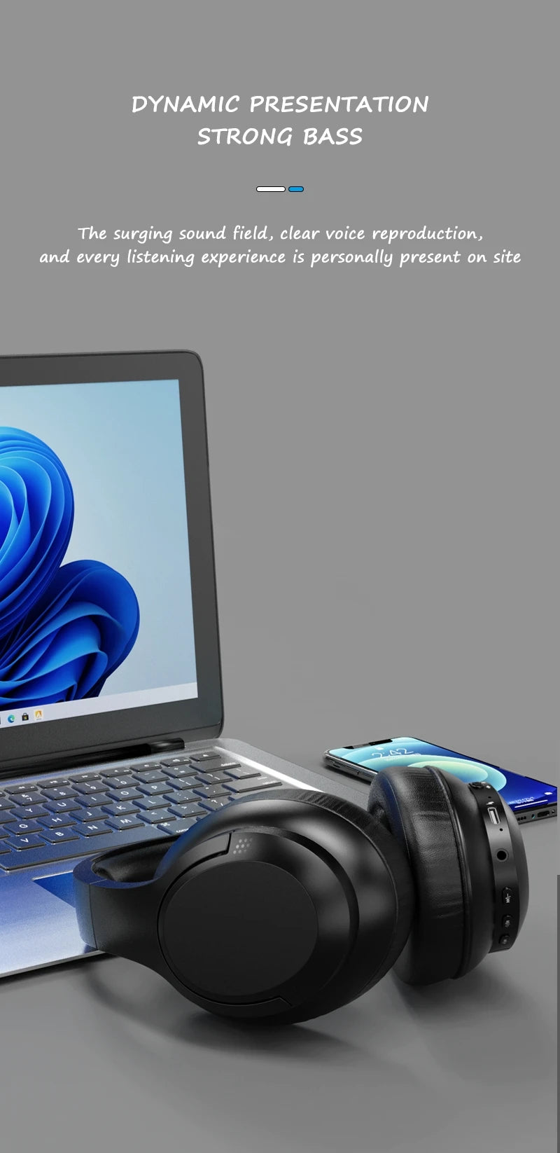 Foldable Gaming Headset