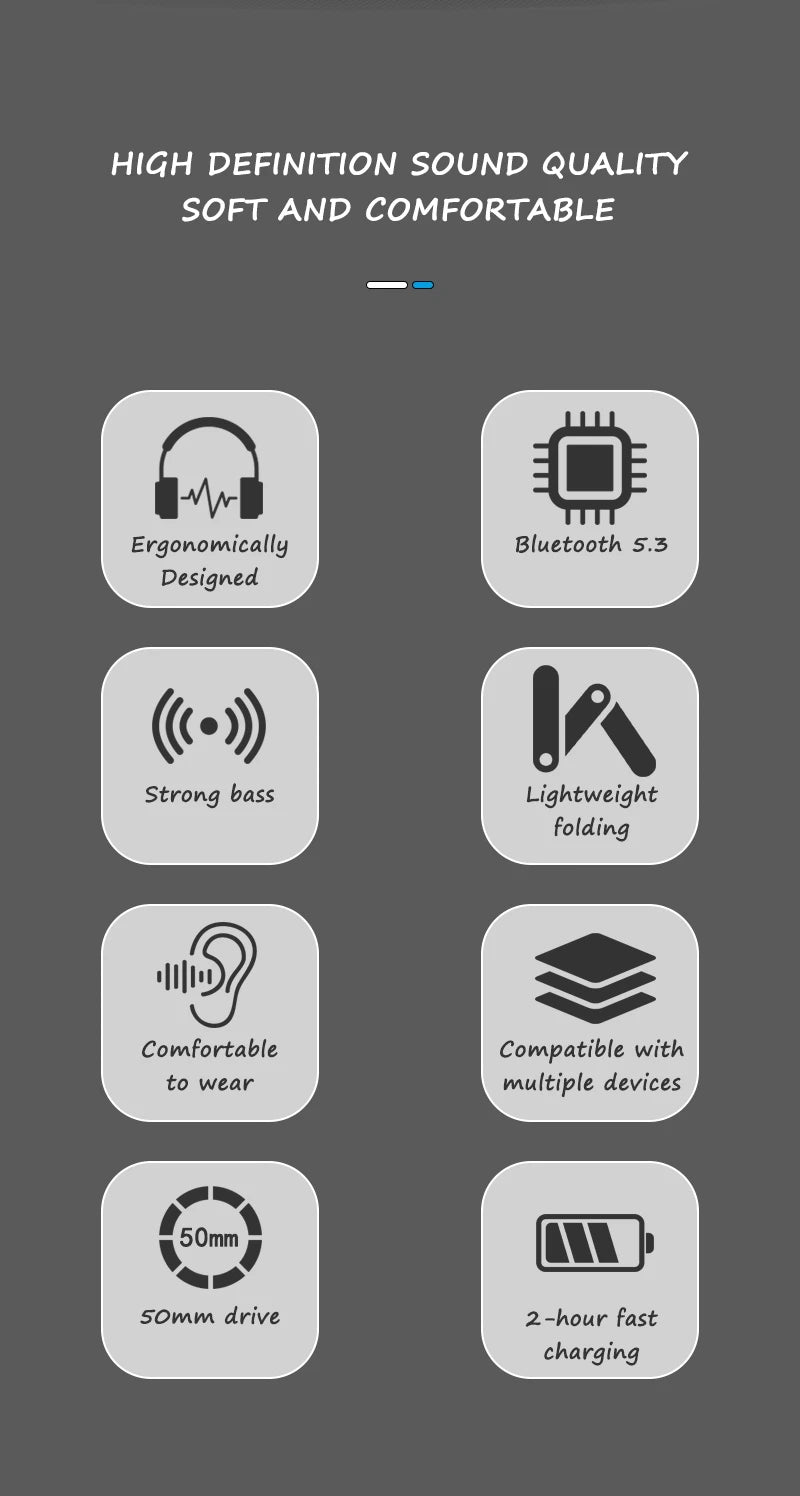 Foldable Gaming Headset