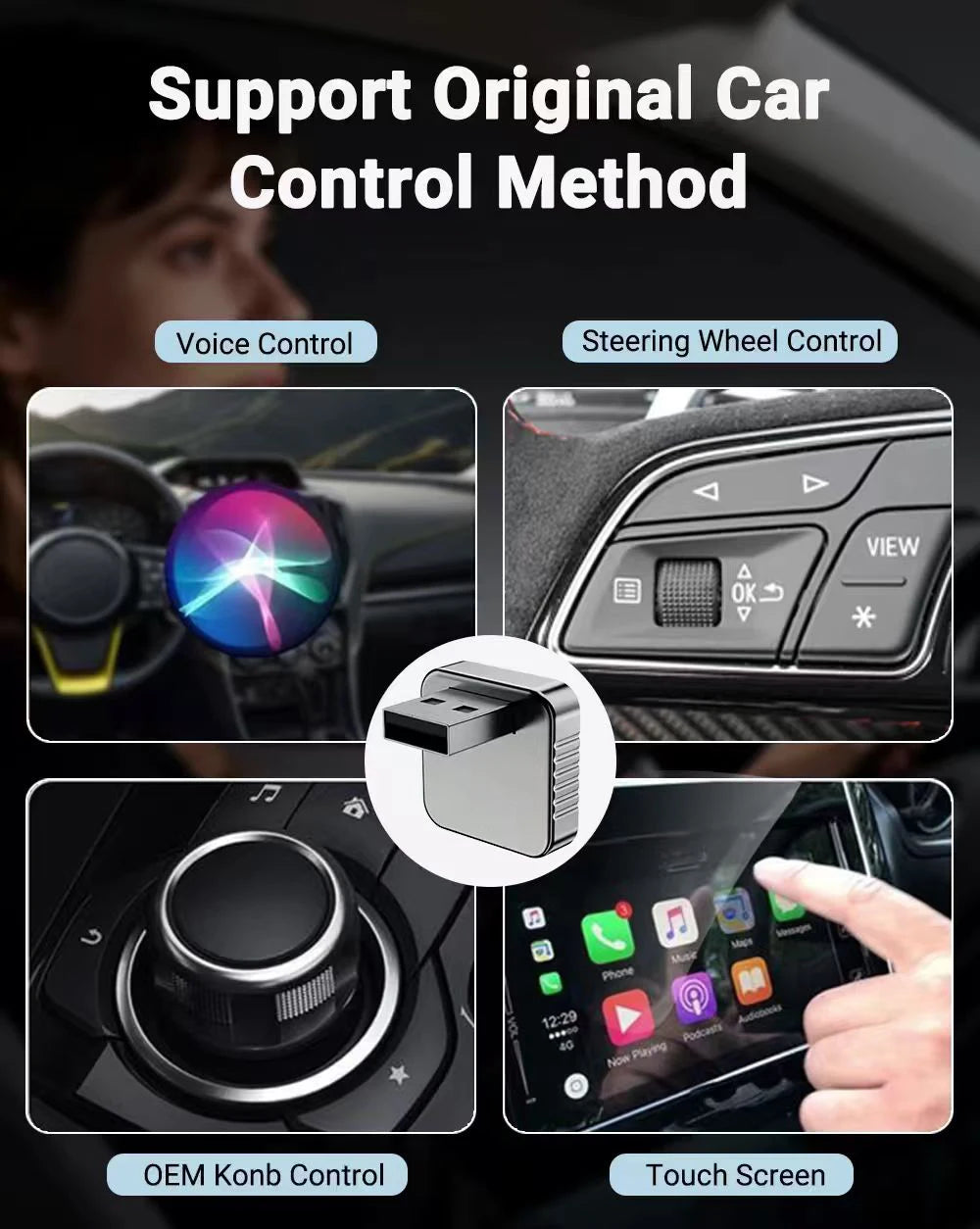 Wireless CarPlay Auto Adapter