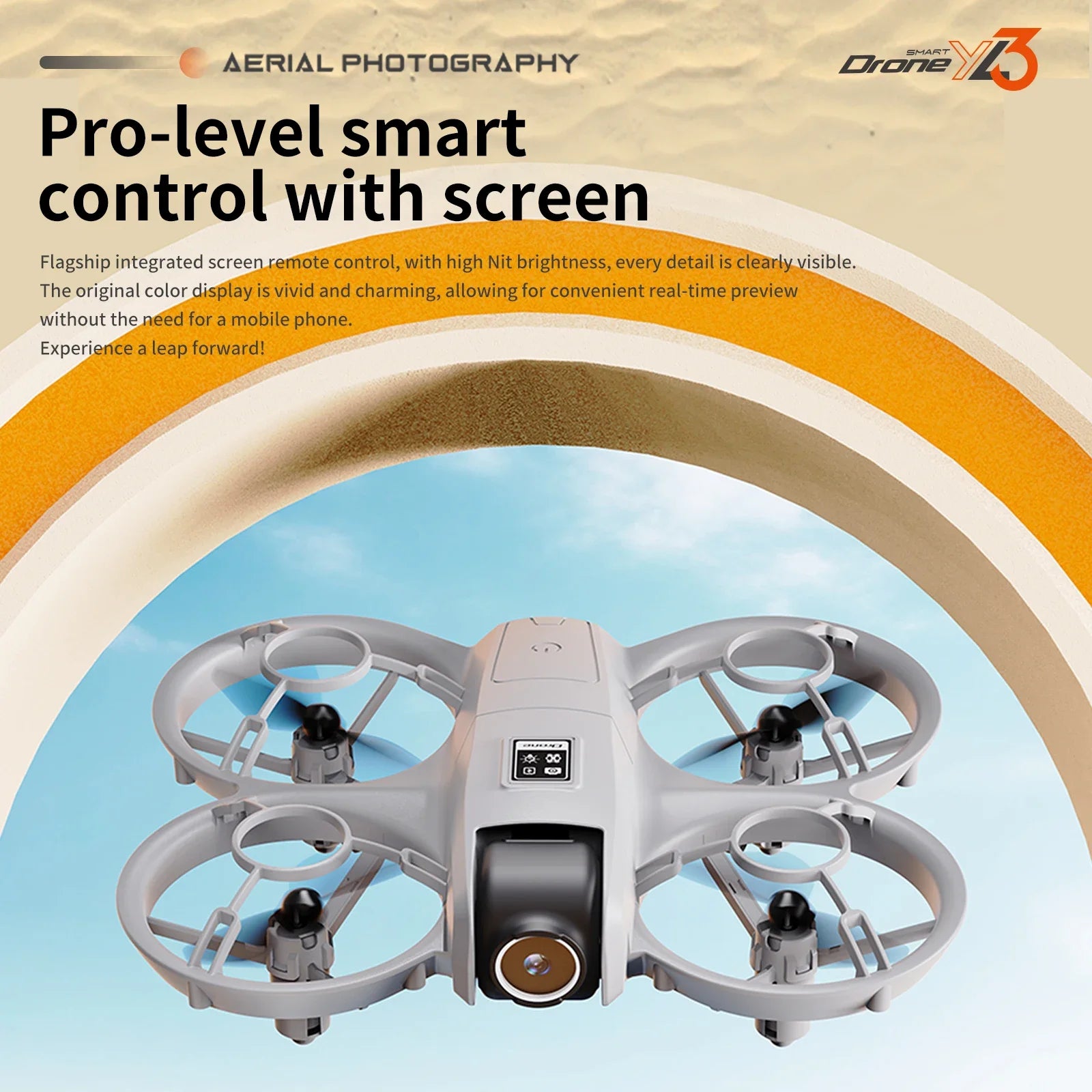 8k Drone Camera With Screen Controller