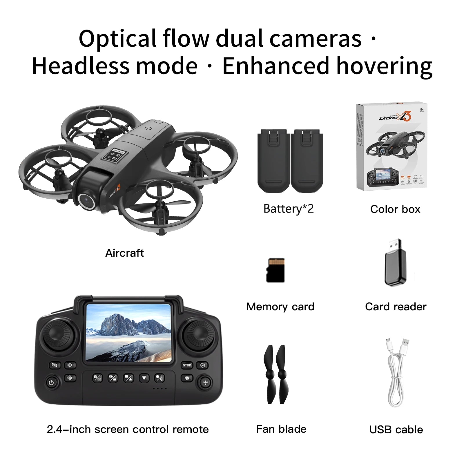 8k Drone Camera With Screen Controller