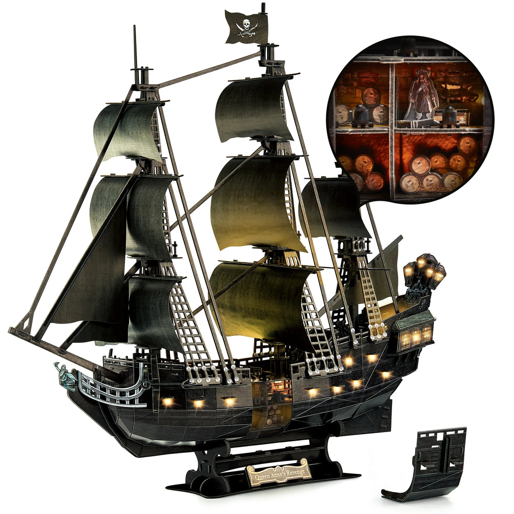 LED 3D Scale model ship