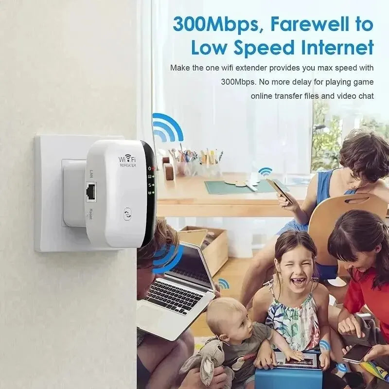 Wireless Signal Booster Wifi Extender Small Steamed Bun Network Repeater Ap Broadband Home Router Signal Amplification Extension wall braker