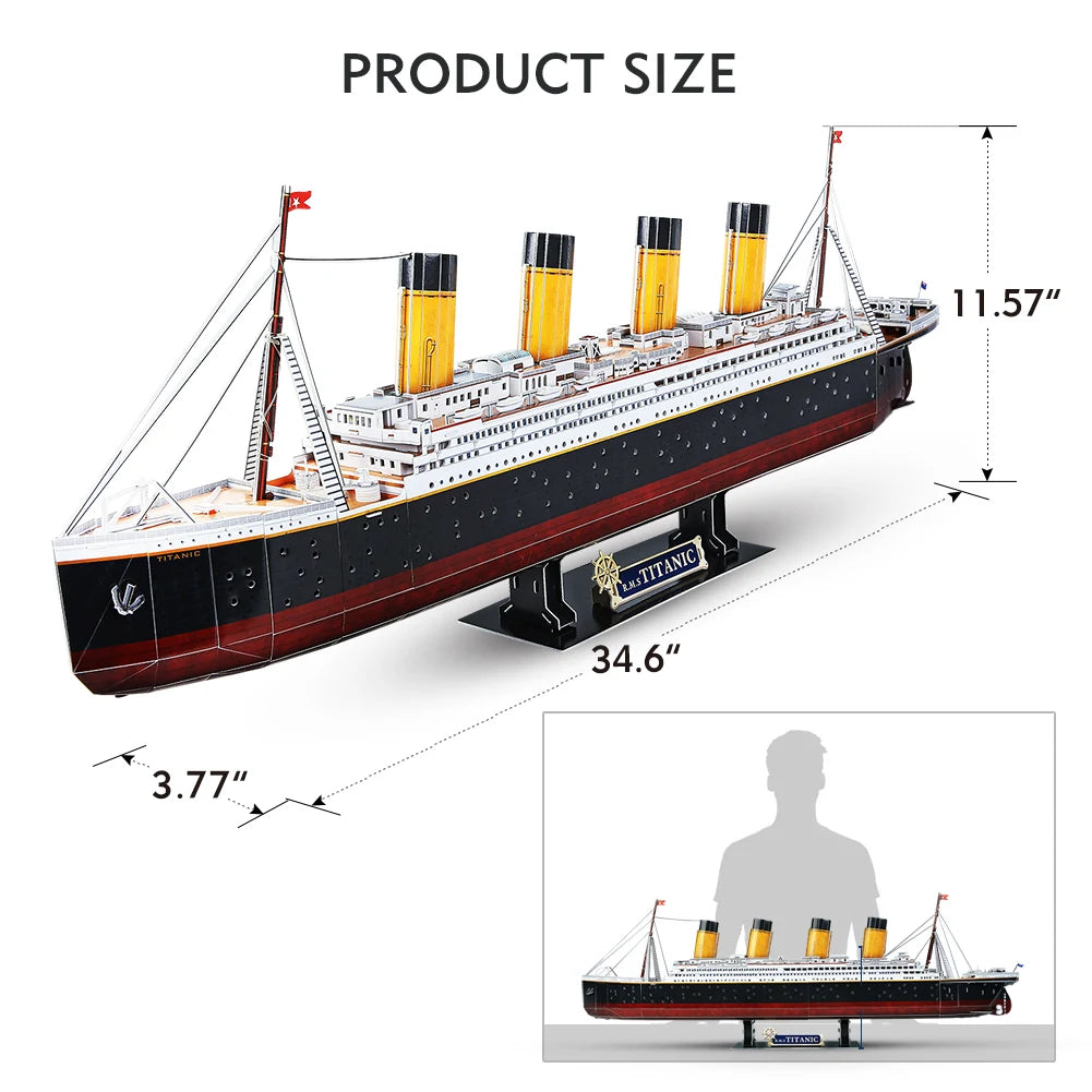 LED 3D Scale model ship
