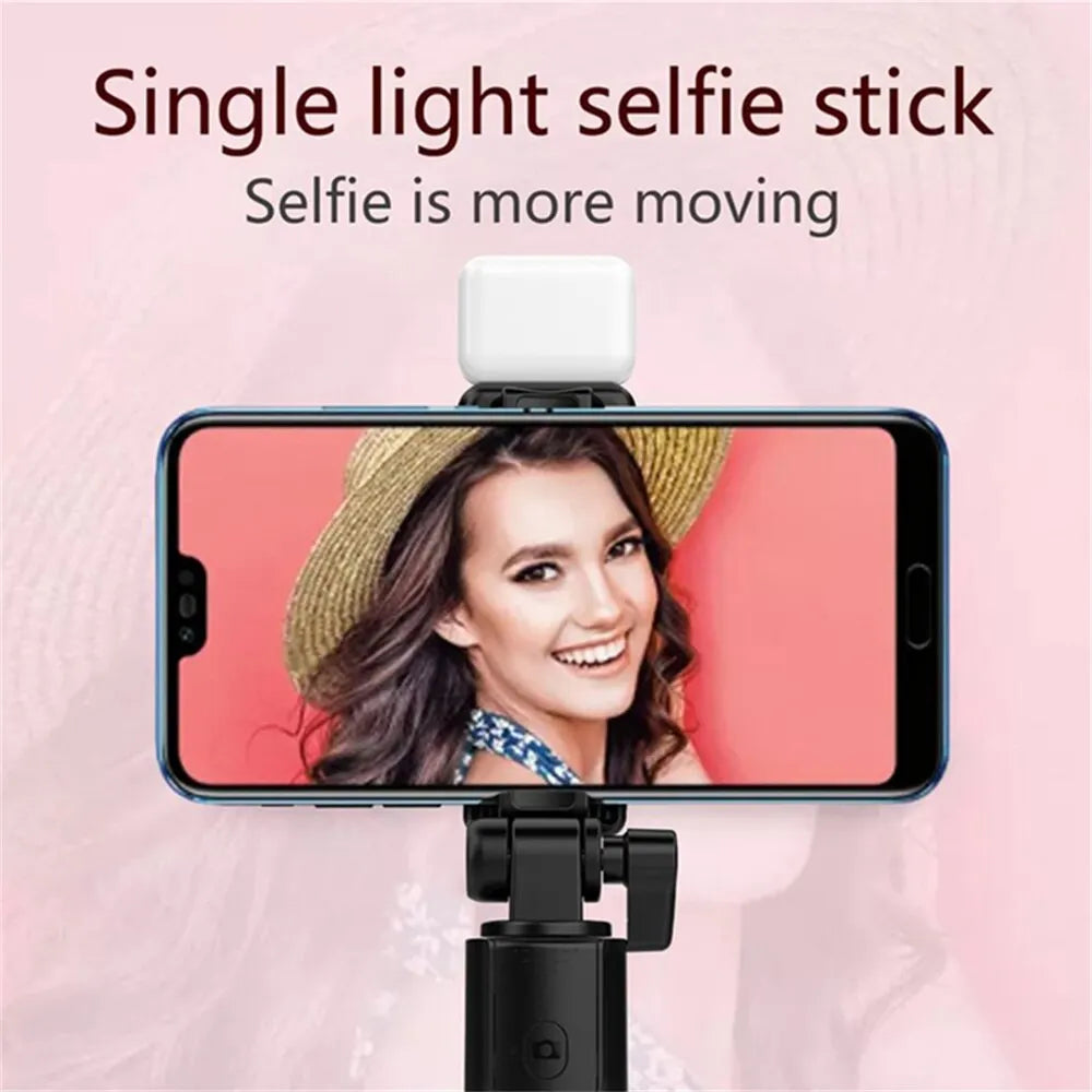 Selfie Stick Tripod with LED Selfie Light