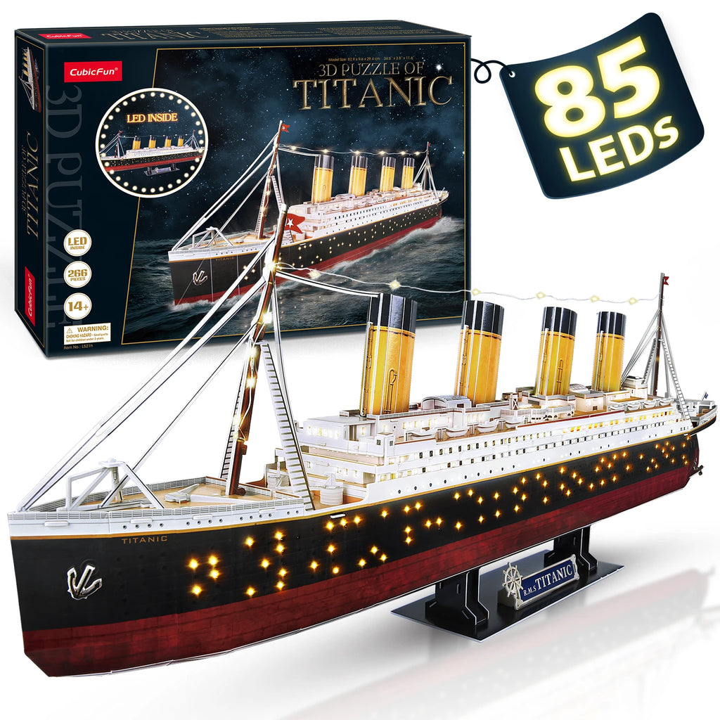 LED 3D Scale model ship