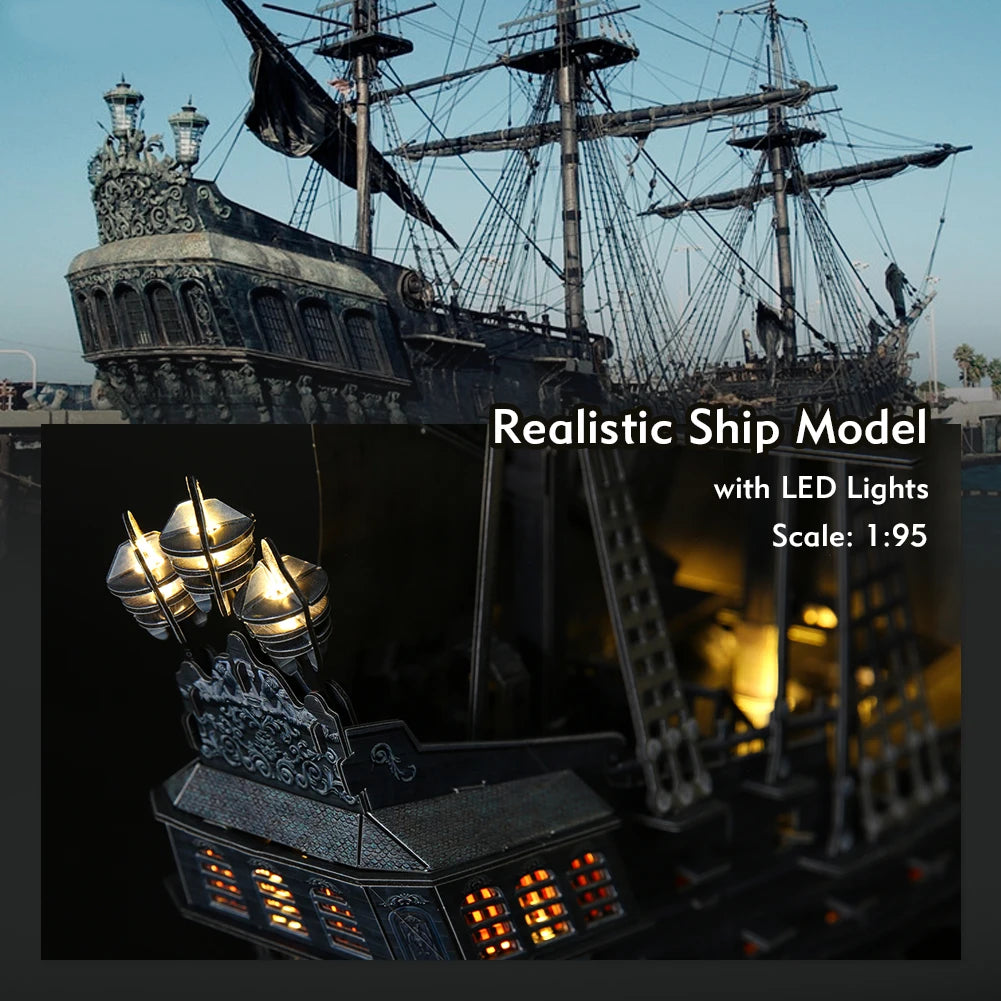 LED 3D Scale model ship