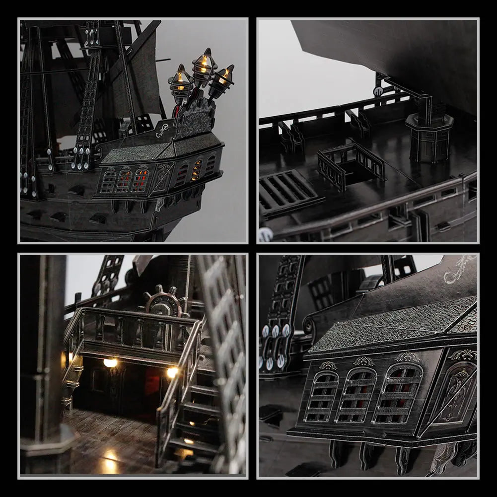 LED 3D Scale model ship