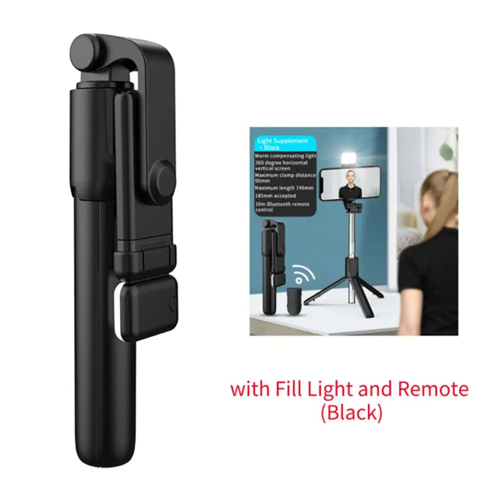 Selfie Stick Tripod with LED Selfie Light