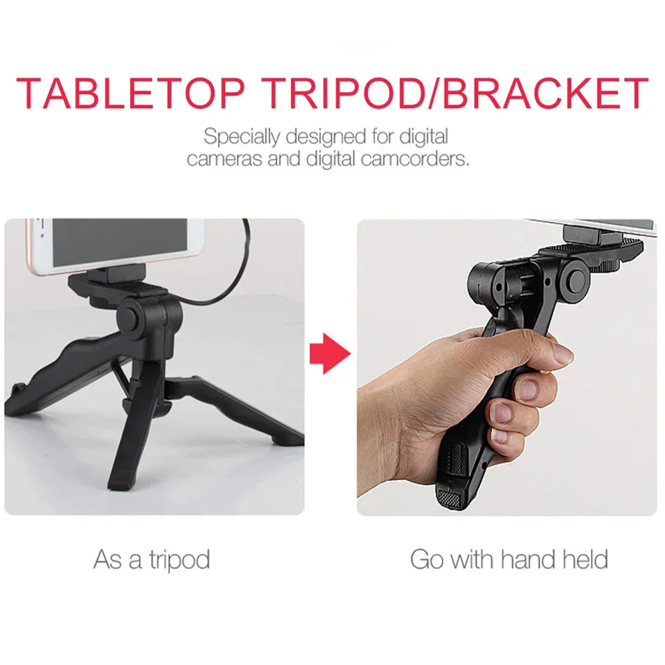 Vlogging Tripod Kit With Light and Mic
