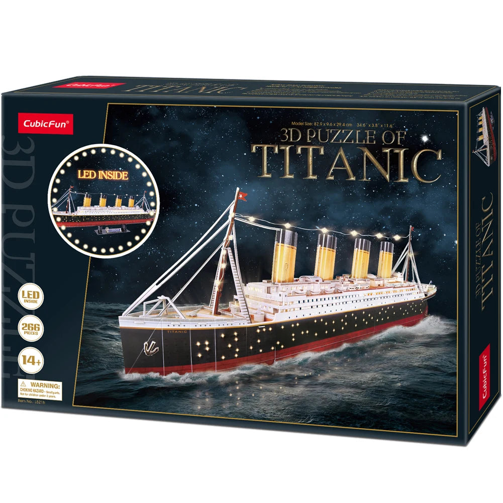 LED 3D Scale model ship