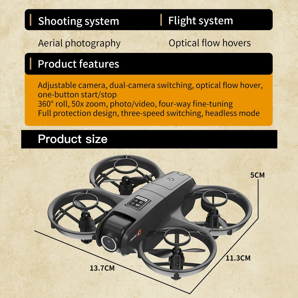 8k Drone Camera With Screen Controller