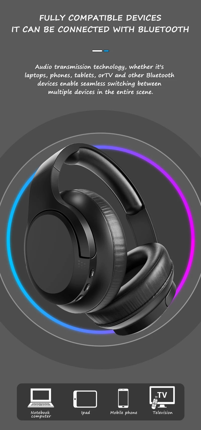 Foldable Gaming Headset