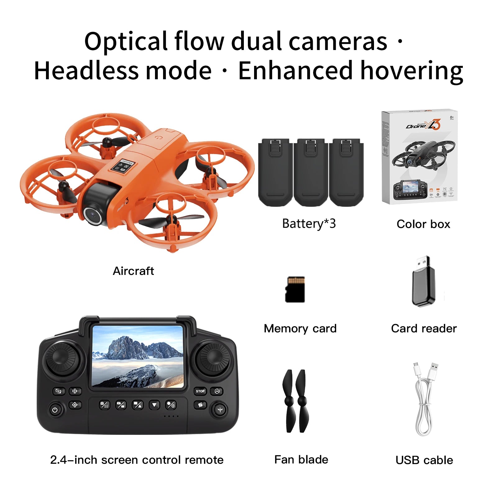 8k Drone Camera With Screen Controller