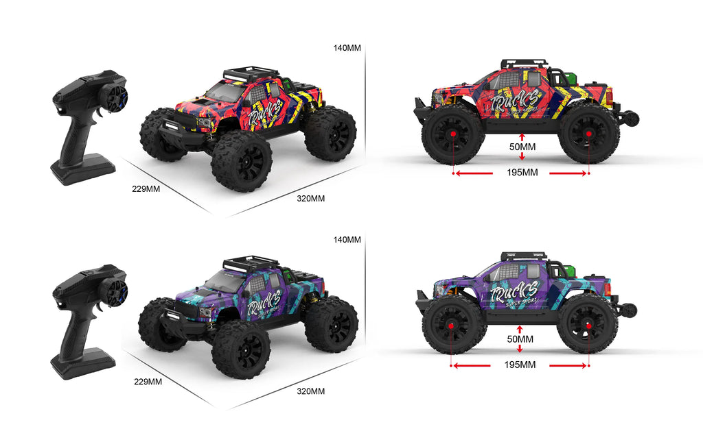 4WD RC Car - 80km/h