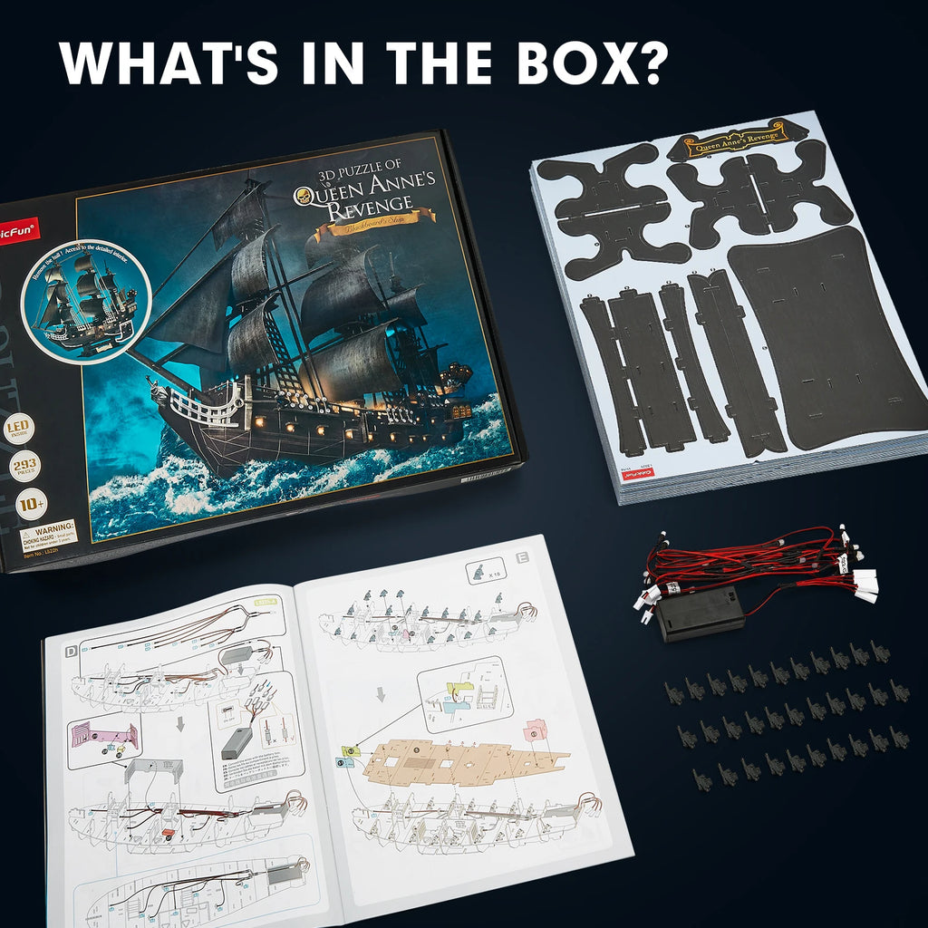 LED 3D Scale model ship